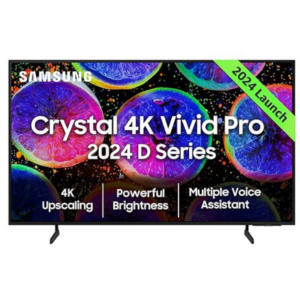 Samsung 108 cm (43 inches) D Series Crystal 4K Vivid Pro Ultra HD Smart LED TV