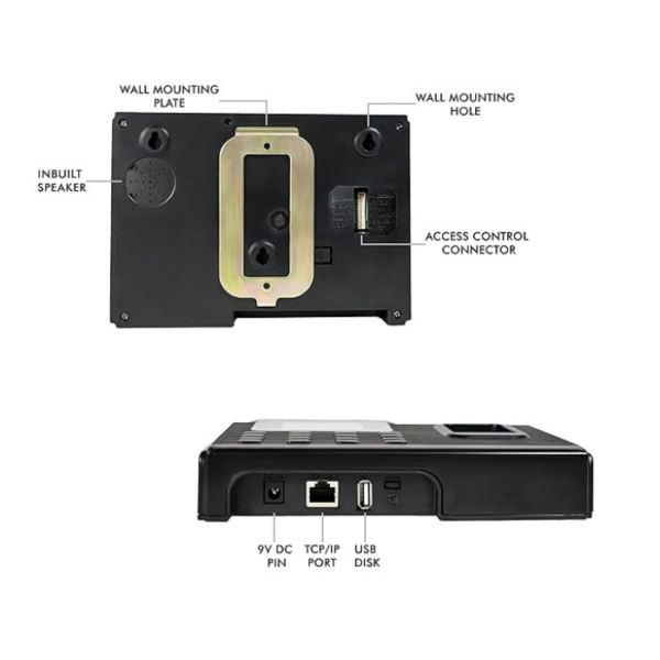 Team Office Fingerprint, Card, Wi-Fi and Cloud Based Attendance Device(Finger, Wi-Fi, Battery, Black) - Image 4