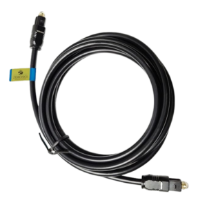 Zebronics OC150 Optical Cable Supporting Dolby Digital Plus with 8 Channel (7.1) Audio support, 1.5 meter, Transmission, for Smart TV, AV Receivers and More, Black