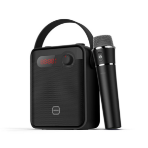 Nefficar Mic with Speaker for Singing, PA, Stage Announcement – Bluetooth 5.0 Wireless Portable PA System – with Echo & Recording Function