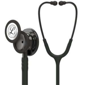 3M Littmann Classic III Monitoring Stethoscope, Smoke-Finish, Black Tube, 27 inch, 5811