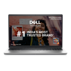 Dell Inspiron 3535 Laptop, AMD 7 Series Ryzen 5-7520U Processor/8GB/512GB/15.6" (39.62cm) FHD WVA AG 120Hz 250 nits Display/Win 11 + MSO'24/15 Month McAfee/Platinum Silver/1.63kg