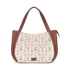 ZOUK Jute Handcrafted Vegan Leather Women's Shoulder Luna Handbags