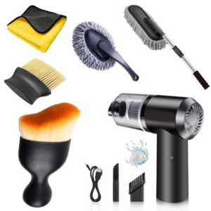 6 PCS - 3in1 Car Vacuum Microfiber Car Duster Kit|Interior & Exterior Car Cleaning Detailing Tool|Scratch & Lint Free, Pollen Removing|Extendable Long Car Duster (6 PC CAR Combo)