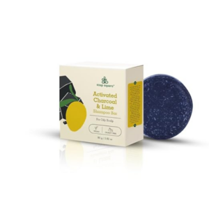 SOAP SQUARE Activated Charcoal & Lime Shampoo Bar (for Oily Scalp)