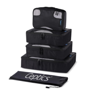Ceptics Nylon Travel Organiser Set Of 5 Packing Cubes For Travel - Travel Accessories For Men And Women - Organizer Bag For Clothes And Toiletry Travelling Essentials For Bags