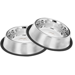 Pets Empire Stainless Steel Dog Bowl, Dog Food Bowl, Dog Feeding Bowl, Medium (Set of 2 x 700ml)