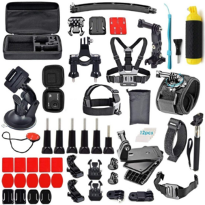 ADOFYS 61 in 1 Action Camera Accessories Kit Compatible for GoPro, Sony Action Cam, Nikon, Garmin, Ricoh Action Cam, SJCAM and All Other Action Cameras