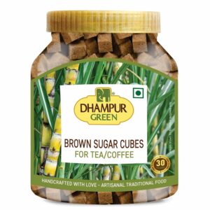 Dhampure Speciality Brown Sugar Cubes | Rough Cut Sugar Cubes, 800G | Sugar Cubes For Tea And Coffee | Sulphurless | No Chemicals